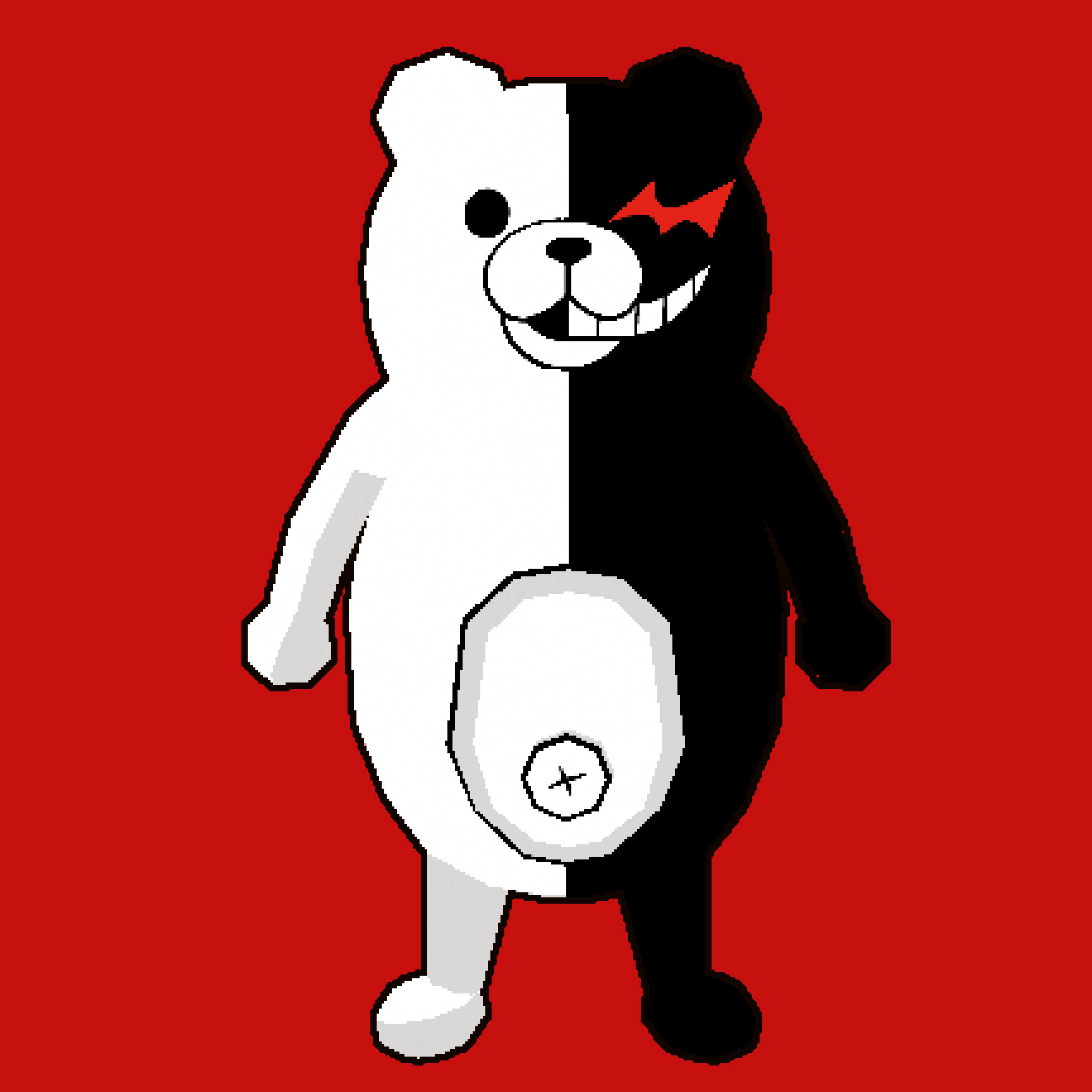 Monokuma, анімований рендер
